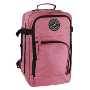 40x25x20cm Ryanair Approved Cabin Bag Under Seat Baggage Luggage Carry On Travel (Pink)
